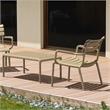 Compamia Paris Outdoor Club Lounge Chair in Taupe finish