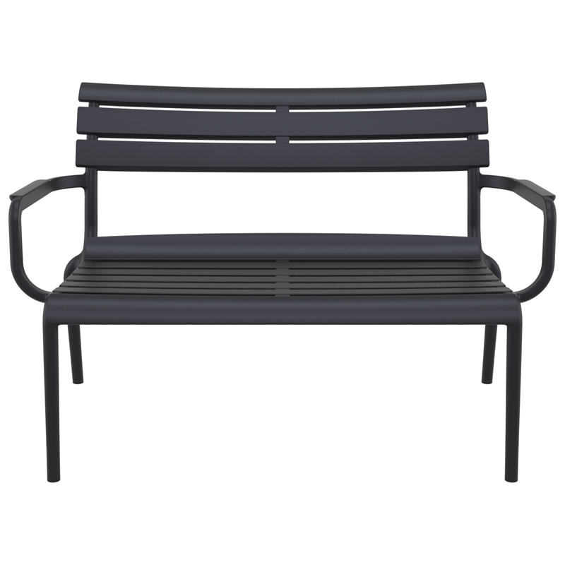 Compamia Paris Outdoor Bench Black