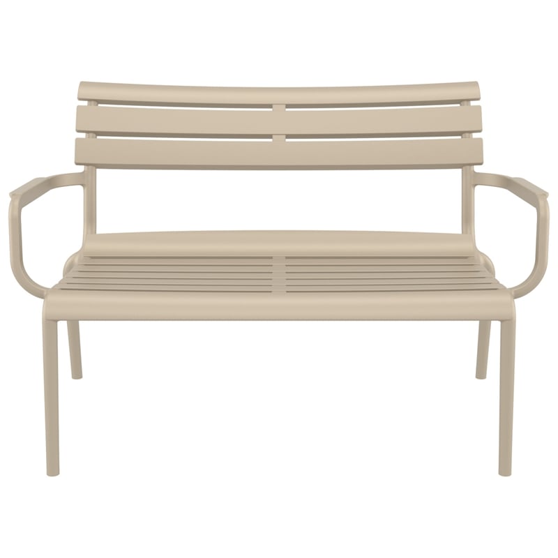 Compamia Paris Outdoor Bench Taupe