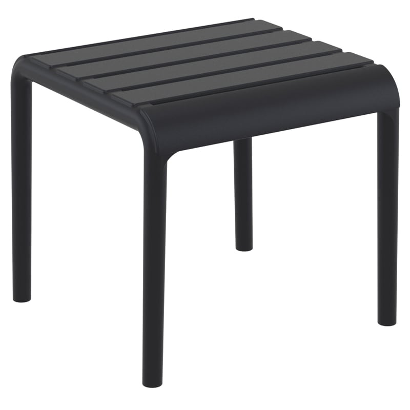 Compamia Paris Outdoor Side Table in Black finish