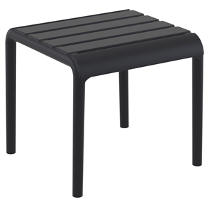 Compamia Paris Outdoor Side Table in Black finish