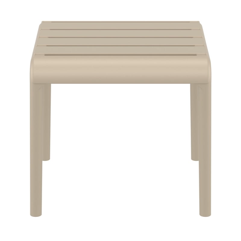 Compamia Paris Outdoor Side Table in Taupe finish
