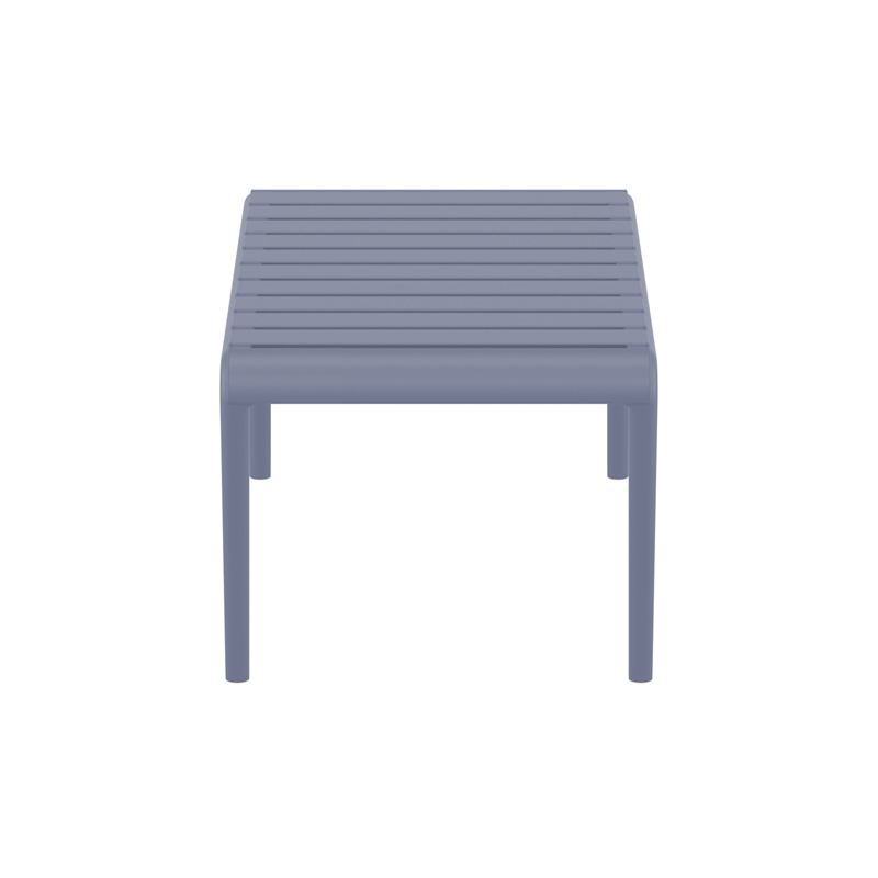 Paris Outdoor Coffee Table in Dark Gray finish