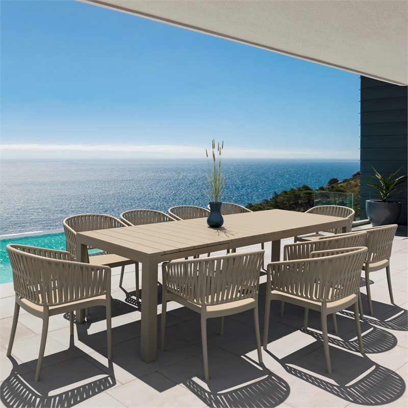 Compamia Portofino ArmChair in Taupe