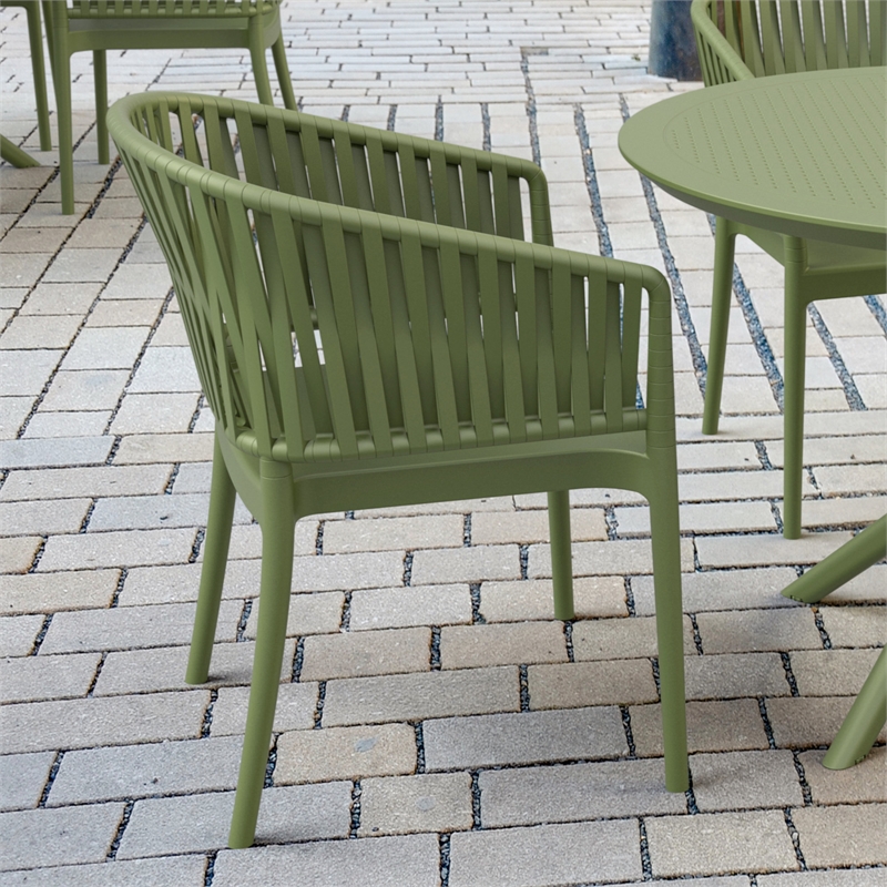 Compamia Portofino ArmChair in Olive Green