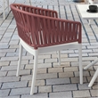 Compamia Portofino ArmChair in White-Marsala