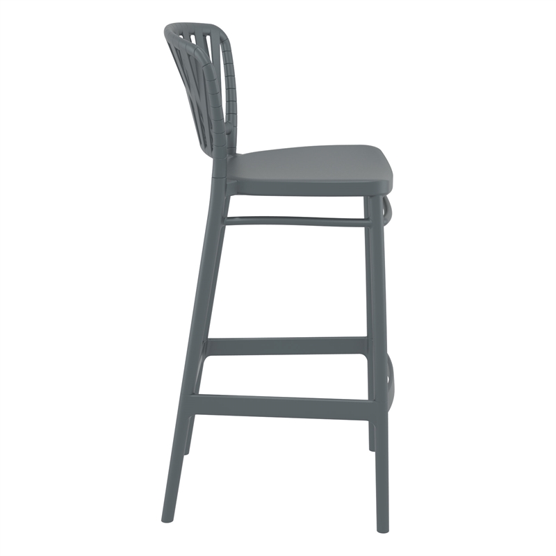 Compamia Portofino Bar Stool in Dark Gray