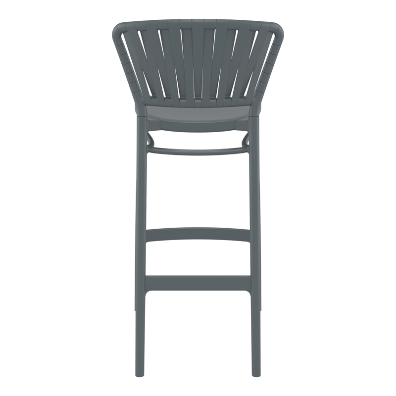 Compamia Portofino Bar Stool in Dark Gray