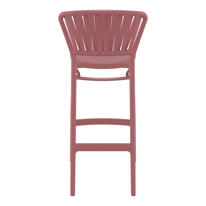 Compamia Portofino Bar Stool in Marsala Finish