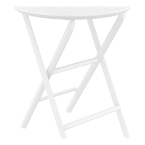 Compamia Helen 24&quot Round Folding Bistro Table in White