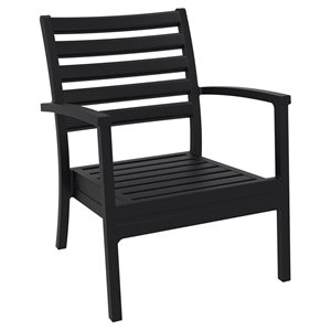 Compamia Artemis XL Club Chair in Black