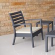 Compamia Artemis XL Club Chair in Dark Gray
