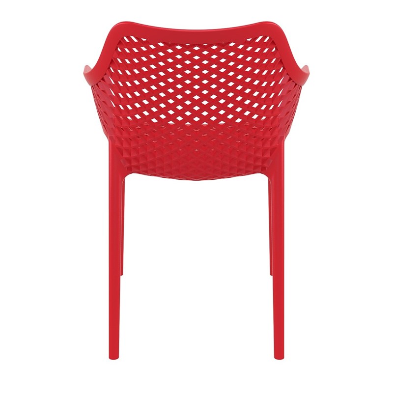 Compamia Air XL Outdoor Patio Dining Arm Chair in Red