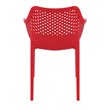 Compamia Air XL Outdoor Patio Dining Arm Chair in Red