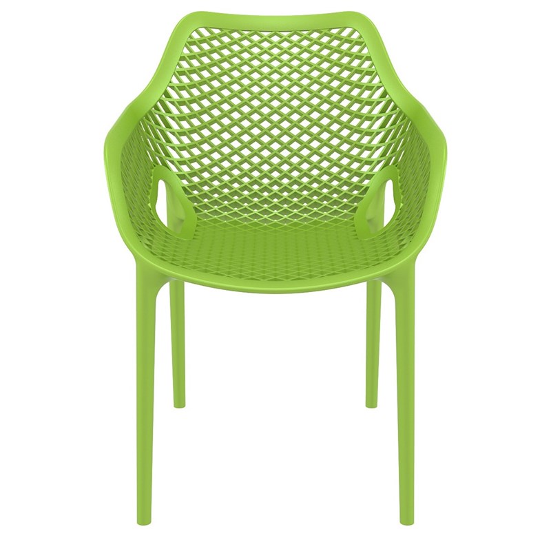 Compamia Air XL Outdoor Patio Dining Arm Chair in Tropical Green