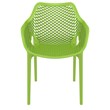 Compamia Air XL Outdoor Patio Dining Arm Chair in Tropical Green