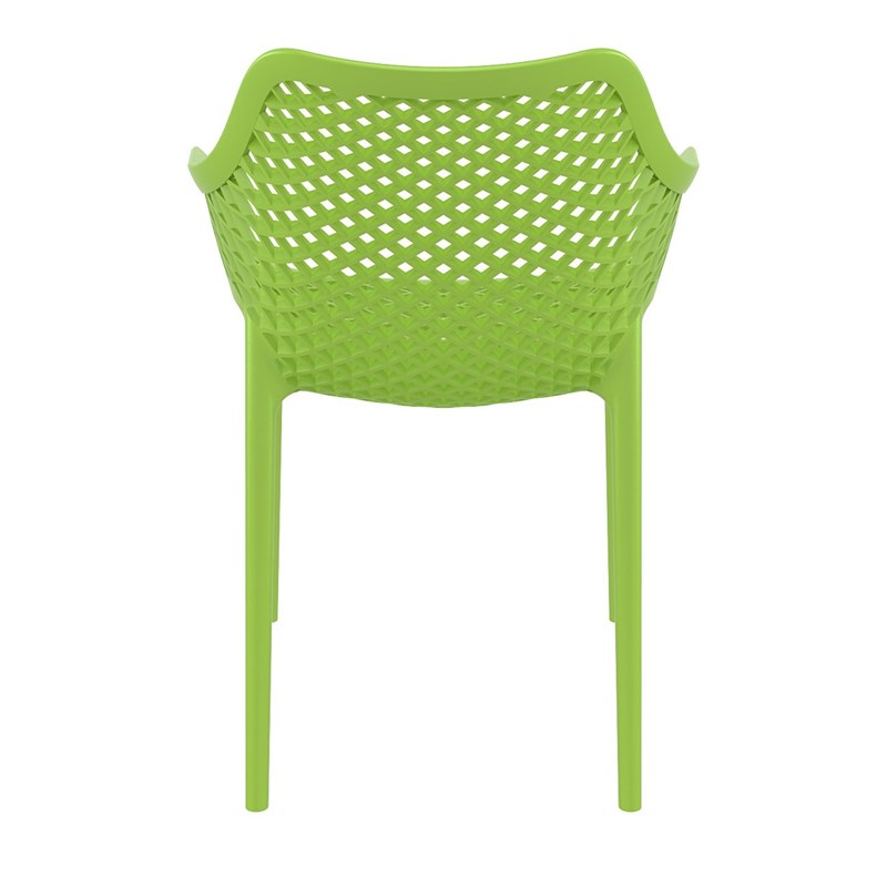 Compamia Air XL Outdoor Patio Dining Arm Chair in Tropical Green