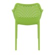 Compamia Air XL Outdoor Patio Dining Arm Chair in Tropical Green