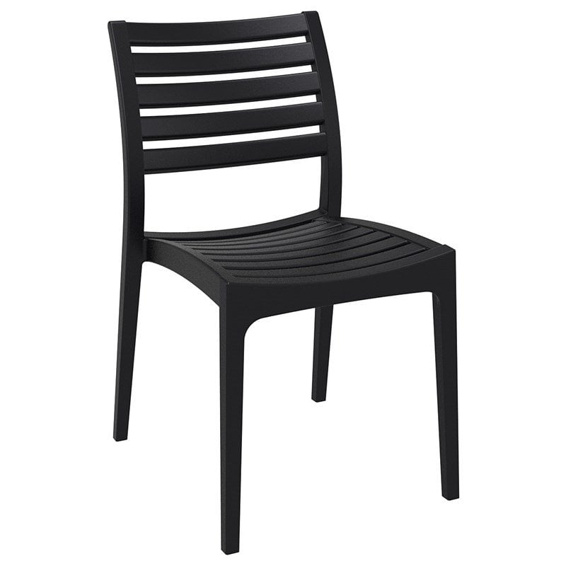 Compamia Ares Outdoor Patio Dining Chair in Black