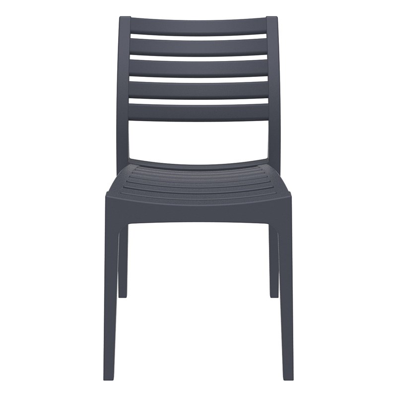 Compamia Ares Outdoor Patio Dining Chair in Dark Gray