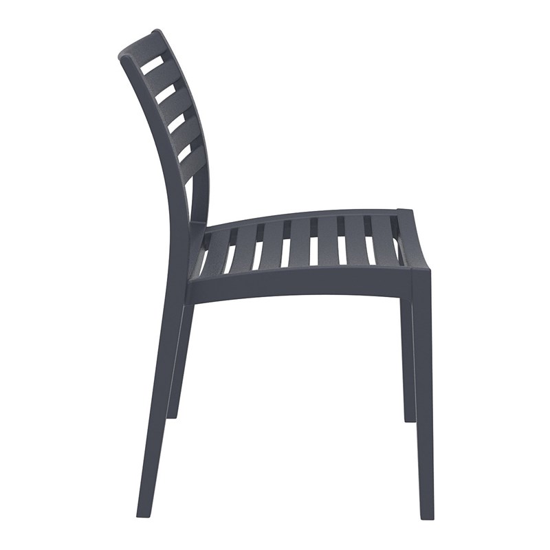 Compamia Ares Outdoor Patio Dining Chair in Dark Gray