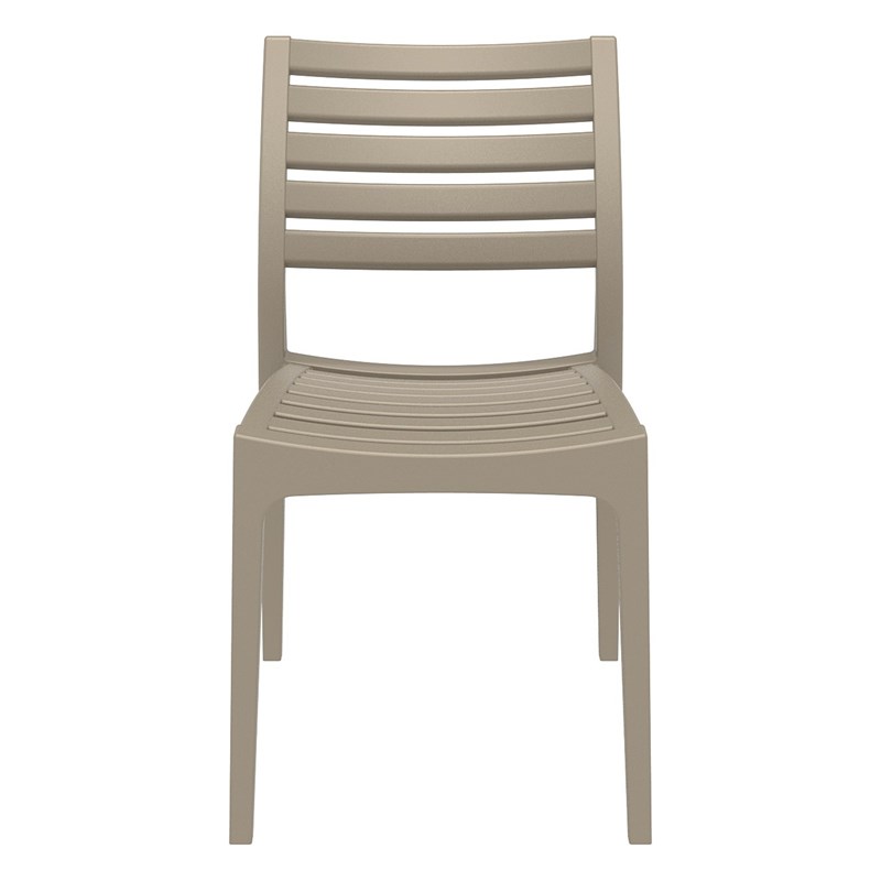 Compamia Ares Outdoor Patio Dining Chair in Taupe