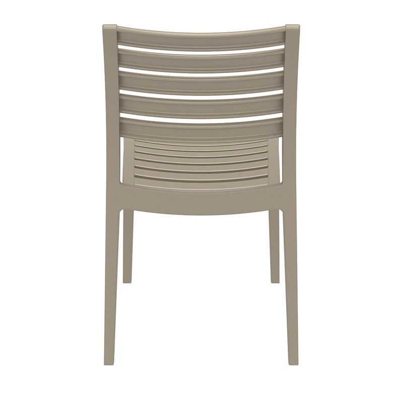 Compamia Ares Outdoor Patio Dining Chair in Taupe
