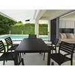 Compamia Artemis Outdoor Patio Dining Arm Chair in Black