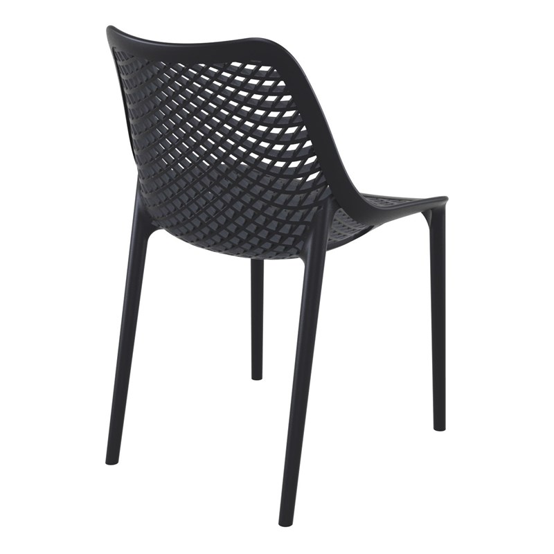 Compamia Air Outdoor Patio Dining Chair in Black