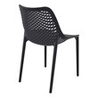 Compamia Air Outdoor Patio Dining Chair in Black