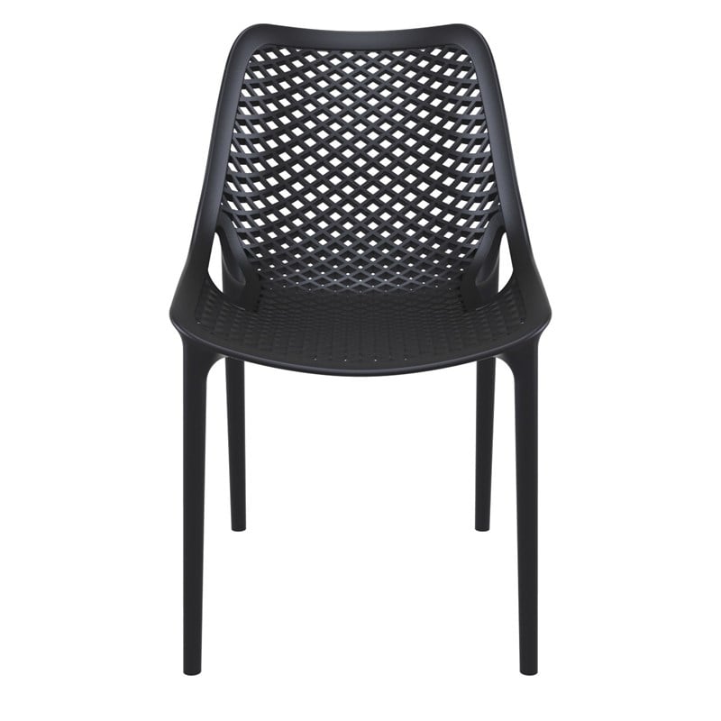 Compamia Air Outdoor Patio Dining Chair in Black