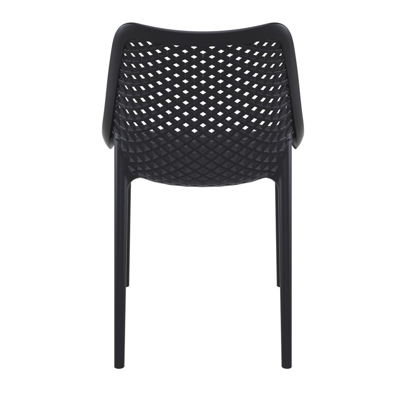 Compamia Air Outdoor Patio Dining Chair in Black