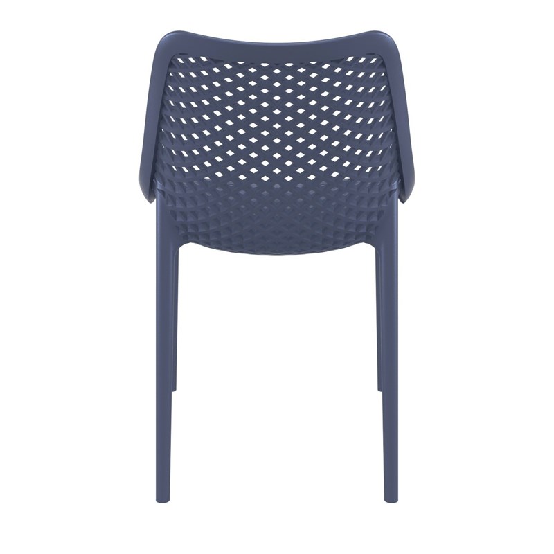 Compamia Air Outdoor Patio Dining Chair in Dark Gray