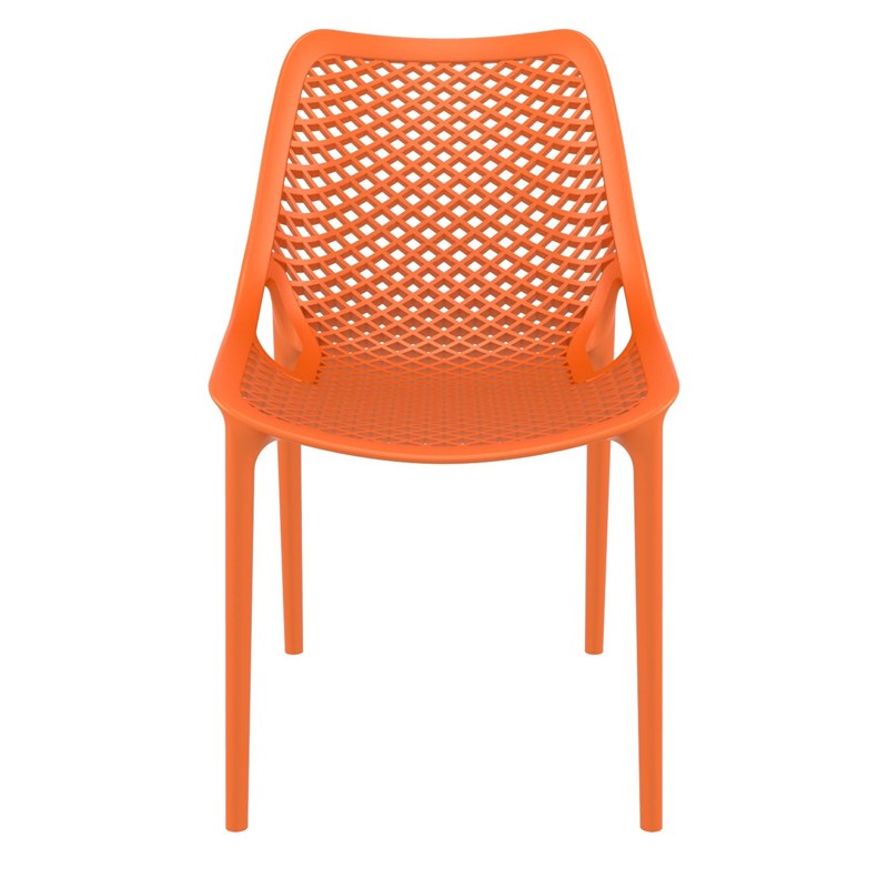 Compamia Air Outdoor Patio Dining Chair in Orange
