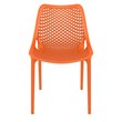 Compamia Air Outdoor Patio Dining Chair in Orange
