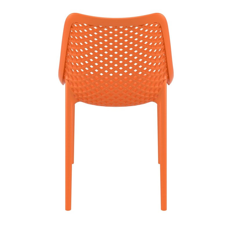 Compamia Air Outdoor Patio Dining Chair in Orange