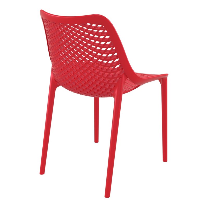 Compamia Air Outdoor Patio Dining Chair in Red