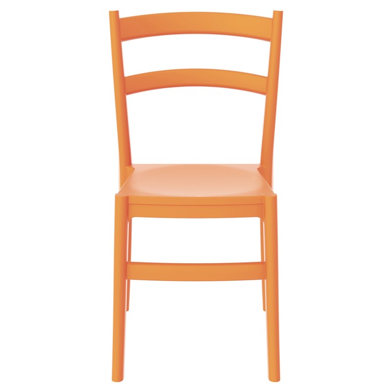 Compamia Tiffany Patio Dining Chair in Orange