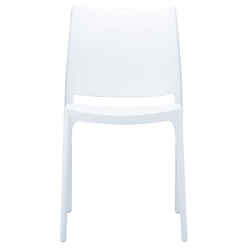 Compamia Maya Patio Dining Chair in White