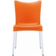 Compamia Juliette Resin Patio Dining Chair in Orange