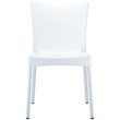 Compamia Juliette Resin Patio Dining Chair in White