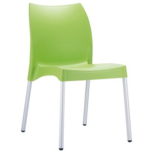 Compamia Vita Resin Outdoor Patio Dining Chair in Apple Green