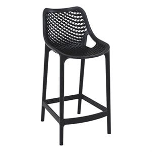 Compamia Air Patio Counter Stool in Black