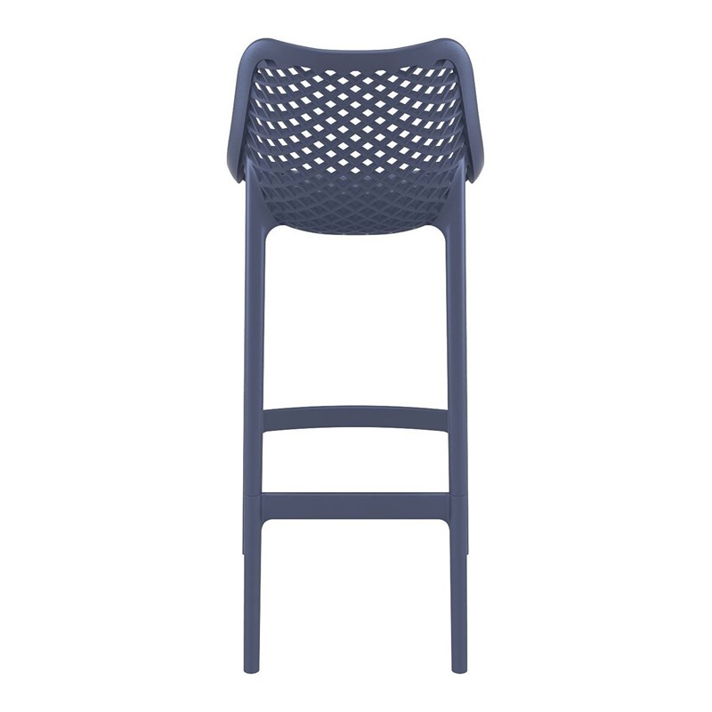 Compamia Air Patio Bar Stool in Dark Gray