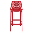 Compamia Air Patio Bar Stool in Red (Set of 2)