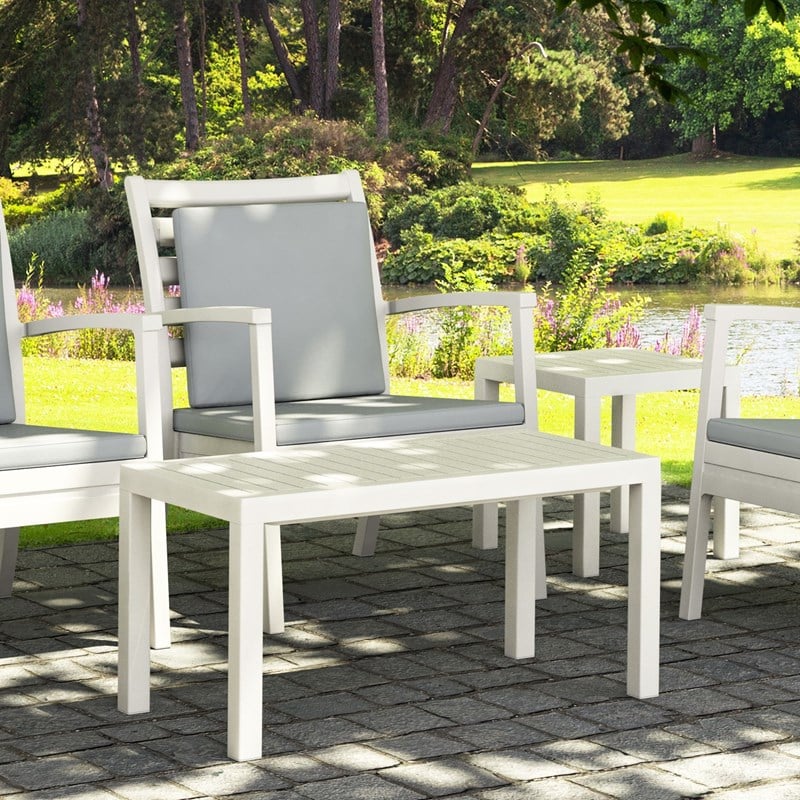 Compamia Ocean Coffee Table in White