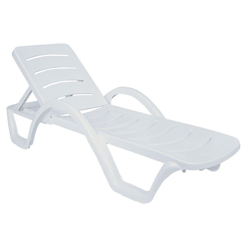 Compamia Sunrise Pool Chaise Lounge in White