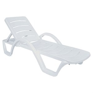Compamia Sunrise Pool Chaise Lounge in White