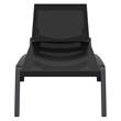 Compamia Pacific Chaise Lounge with Black Sling in Black Set of 2