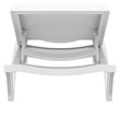 Compamia Pacific Chaise Lounge with White Sling in White Set of 2